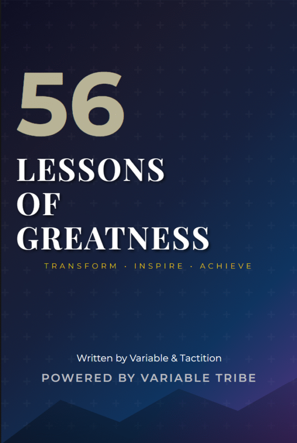 56 lessons of greatness book