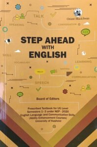 step ahead with english book