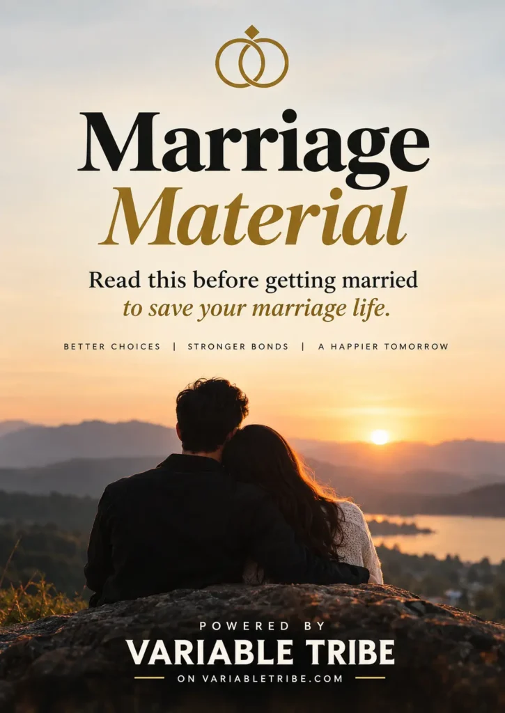Marriage Material – Read before getting married to save your marriage life